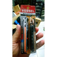 Tax Invoice Japan VESSEL TD-76 Ultra-Thin Ratchet Wrench 11-Piece Set+-Hxagon (TD 74+1+2-6 Three-Pie