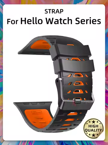 For Hello Watch 3 Plus Strap Silicone H15 H14 H13 Ultra Band H13 H12 H11 PRO Hello Watch 4 Plus Wome