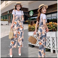 JUMPSUIT FLORAL/DENIM