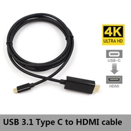 4k30hz USB 3.1 to HDMI 4K Adapter Cable 1.8M Type C to HDMI Cable for Samsung Galaxy S9/S8/Note 9 USB-C
