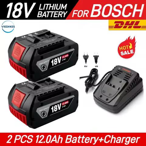 🌍Fast delivery 18v 8000/10000mAh bateria for bosch 18v power tools GSR GDR GSB GDX GKS GWS GLL GOP 🏅