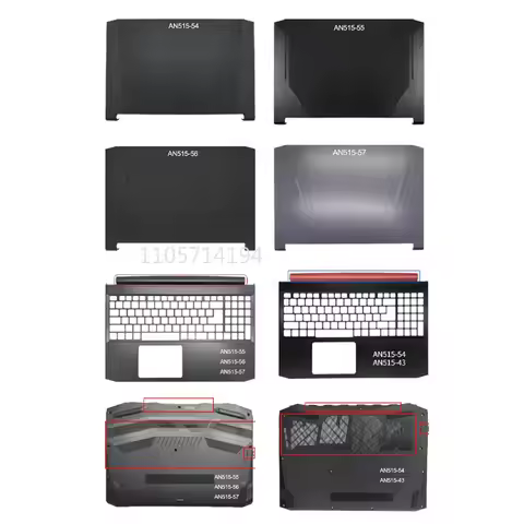For Acer Nitro 5 AN515-54 AN515-55 AN515-56 AN515-57 AN515-43 LCD Back Cover Front Bezel Palmrest Lo