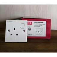 UMS 13a switch socket (sirim) 13a socket plug electric socket 2913A