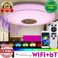 Smuxi RGB LED Ceiling Light Bluetooth Speaker 36W 32 cm - BR1530