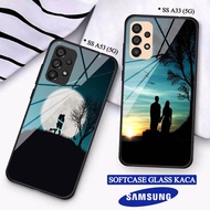 Softcase Glass Kaca SAMSUNG A33(5G) A53(5G) - Casing hp SAMSUNG A33(5G) A53(5G) [ S38 ].