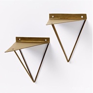 Bracket Golden Shelf Wall-Mounted Extreme Shelf Flat Kitchen Wall Tripod Kai Metal Bracket Z2FP