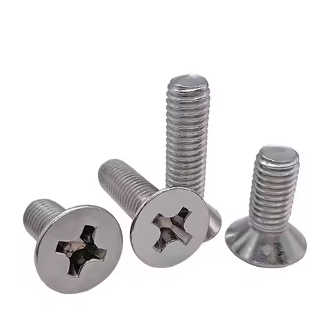 10/50 M2 M2.5 M3 M3.5 M4 M5 M6 M8 A2-70 304 Stainless steel GB819 Cross Phillips Flat Countersunk He