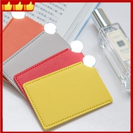 Shatter Proof Compact Mirror Card Style Vanity Mirror Pu Leather Mini for Women Women'S Accessories 