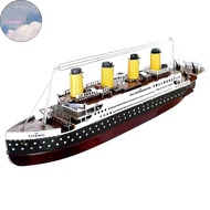 ZHEN Color Titanic Puzzle DIY Cruise Ship Assembled Model Kits Children Educational Toys SG