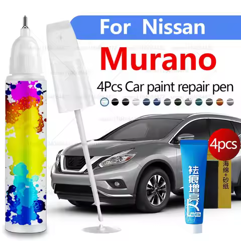 Car Paint Repair Pen For Nissan Murano Paint Scratch Repair Accessories 4PCS Gray KBY White QAB Blac