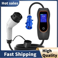 EVSE Ev 7KW 32A 1Phase Type 2 Electric Vehicle Charger Portable Fast Charging Cable EU Adapter Car C