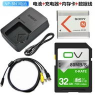Sony DSC-W550 W800 W810 W830 Camera Battery+Charger+Data Cable+32G Memory Card