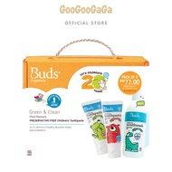 BUDS ORGANIC Buds Children's Toothpaste Xylitol & Fluoride Pack  | Baby Skincare