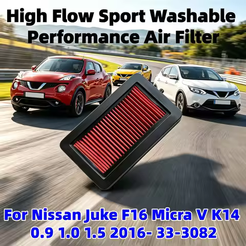 High Flow Sport Washable Performance Air Filter For Nissan Juke F16 Micra V K14 0.9 1.0 1.5 2016- 33