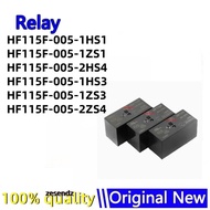 5 Pieces/Batch HF115F-005-1HS1 HF115F-005-1ZS1 HF115F-005-2HS4 HF115F-005-1HS3 HF115F-005-1ZS3 HF115