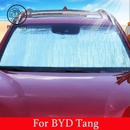For BYD Tang EV DMP DM Reflective Car Windshield Window Sun Shade Visor Shield Cover Suction Cup Car