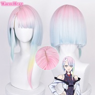 45cm Lucy Cosplay Wig Anime Cyberpunk Edgerunners Cosplay Lu