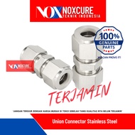 6MM x 6MM Union Connector 6MM x 6MM Stainless Steel Tube/
