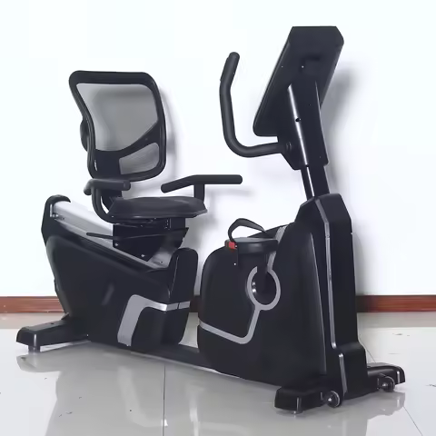 China Commercial Fitness Machine Magnetic Recumbent Bike Horizontal Cardio Trainer for Home and Gyms