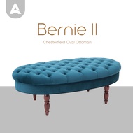 Arturo - Bernie II Chesterfield Oval Ottoman