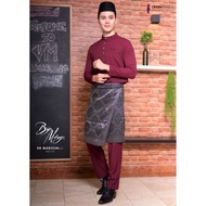 Baju Melayu Baju Kurung Jubah raya Father Son maroon mint L 3XL plus size One Year baby newborn