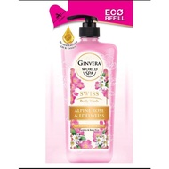 Ginvera World Spa Body Wash Alpine Rose &amp; Edelweiss Refill Pack 550ml