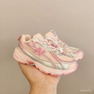 New Balance NB740 Kids Shoes Mesh for PINK Girl's Running Shoes Outdoor Casual Shoes