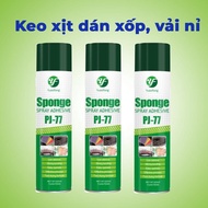 Sponge spray adhesive for foam, felt, carpet lining - Sponge spray adhesive PJ-77