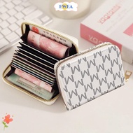 EWEA Coin Purse, PU Leather Zipper Mini Wallets,  Portable 9 Bits Credit Card Holder Gift