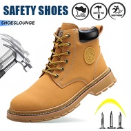 safety shoes Kasut lelaki Steel toe work safety shoes men Safety Boots Steel Toe Cap lightweight siz