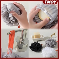 TMOY 1 Piece Of Soft Loofah Sponge Bath For Soap 2-in-1 Soap Dispenser And Body Scrub Bathroom Exfol