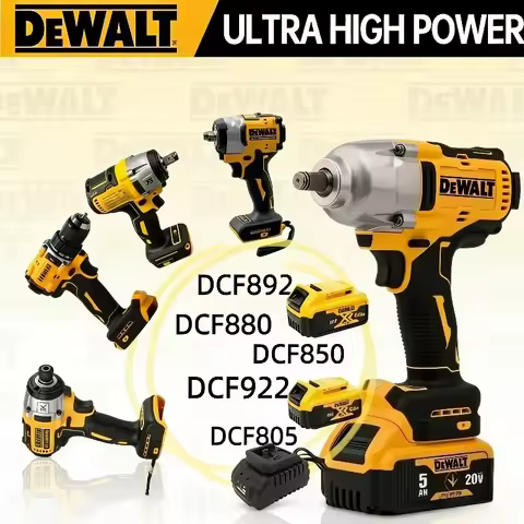 DeWalt Multifunctional Portable Power Tools: Cordless Brushless electric drill, DCF850, Electric Wre