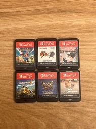 Switch games(Bomber R, Little Friends, Monster Hunter, Monopoly, Overcooked2, Mario Rabbids)