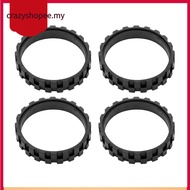 [CRAZYSPE]4X Vacuum Robot Tires for Wheels Series 5/6/7/8/9/I7 S9+ Anti-Slip