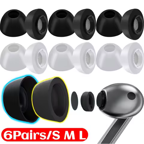 For Samsung Galaxy Buds3 Pro Soft Memory Foam Earplugs Ear Tips Ear Caps Earphone Noise Cancelling E