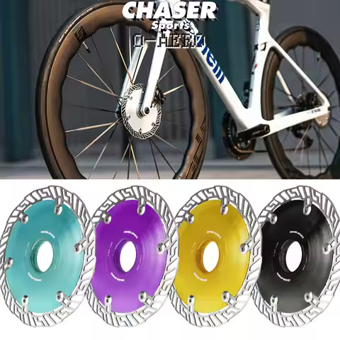 Chaser Ultra Light Aerodynamic Locked Disc Brake Rotor for Road Bikes 160 140mm TT Triathlon AERO No