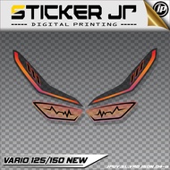 Stiker Lampu / Alis Vario 125-150 New - Sticker Led Honda Vario JP04