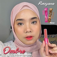 Rozyana Lipmatte / Rozeyana Ombre Lipmatte / Rozyana Roslan 2 Color Lips Matte Liquid Lipstick Lipti