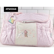 Precious Moments Diaper Bag with Rattle XL Pink - We Are God's Workmanship PM3068
