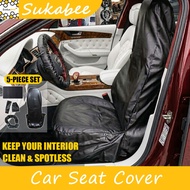 Universal 5PCS Car Seat Cover Protector Driver Cover Leather seat cover Car Repair Protective Seat C
