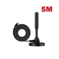 DVB-T2 Magnetic Aerial TV Antenna Signal Amplifier Receiver Booster HDTV DTTV Digital TV Indoor UHF