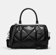 Coach Rowan Satchel With Puffy Diamond Quilting