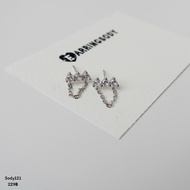 Sody121 s925 Silver Stud Earrings With Cz Diamonds