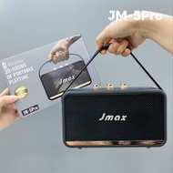 JMAX Speaker JM-5PRO ลำโพงบลูทูธ เชื่อมต่อได้ 2 ตัว พร้อมสายหิ้ว ลำโพงไร้สาย 10W ของแท้ 100%