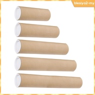 [BlesiyaedMY] Poster Tube Mailing Tube Storage Cardboard Shipping Tube with Caps Packaging