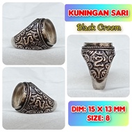 Super alpaca burnt alpaca agate ring.35