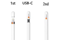 ipad適用Apple Pencil 1 一代二代 1st 2nd Gen 平替筆電容筆觸控筆代用筆 Lightning 接口 substitute usb c