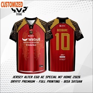 Latest AE Alter Ego 2026 M7 Jersey T-Shirt Full Printing Free Custom Name And Back Number Loose