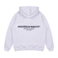 House of Smith Men's Hoodie Sweater - Hos Essential Hoodie White