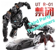 全新品 正版正貨 UT R-01 R01 禁閉 22cm 帶狗 Lockdown Unique Toys Y-05 再版 電影版 4 變形玩具 合金金剛